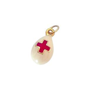 Joan Rivers Vintage Red Cross Faberge Egg Charm
